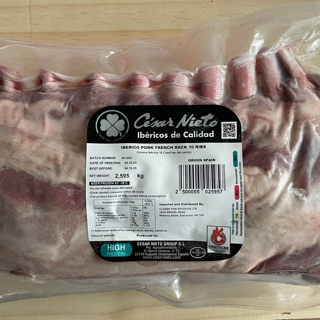 Iberico Rack 10 Ribs 伊比利亞黑毛豬鞍
